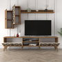 Hanah Home Unidad de TV Class S Nogal y Crema